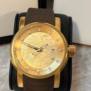 Invicta S1 Rally Dragon Automatic Gold 48mm